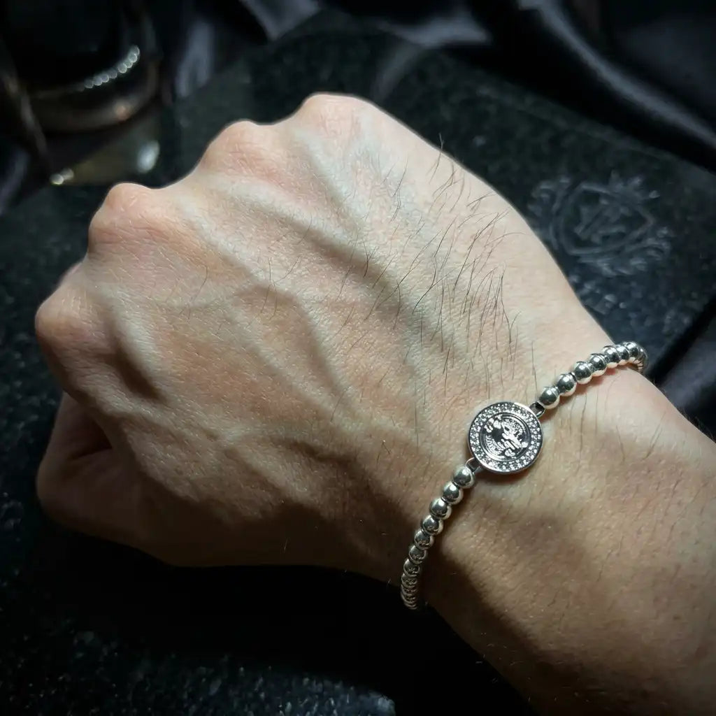 PULSERA MEDALLA SAN BENITO
