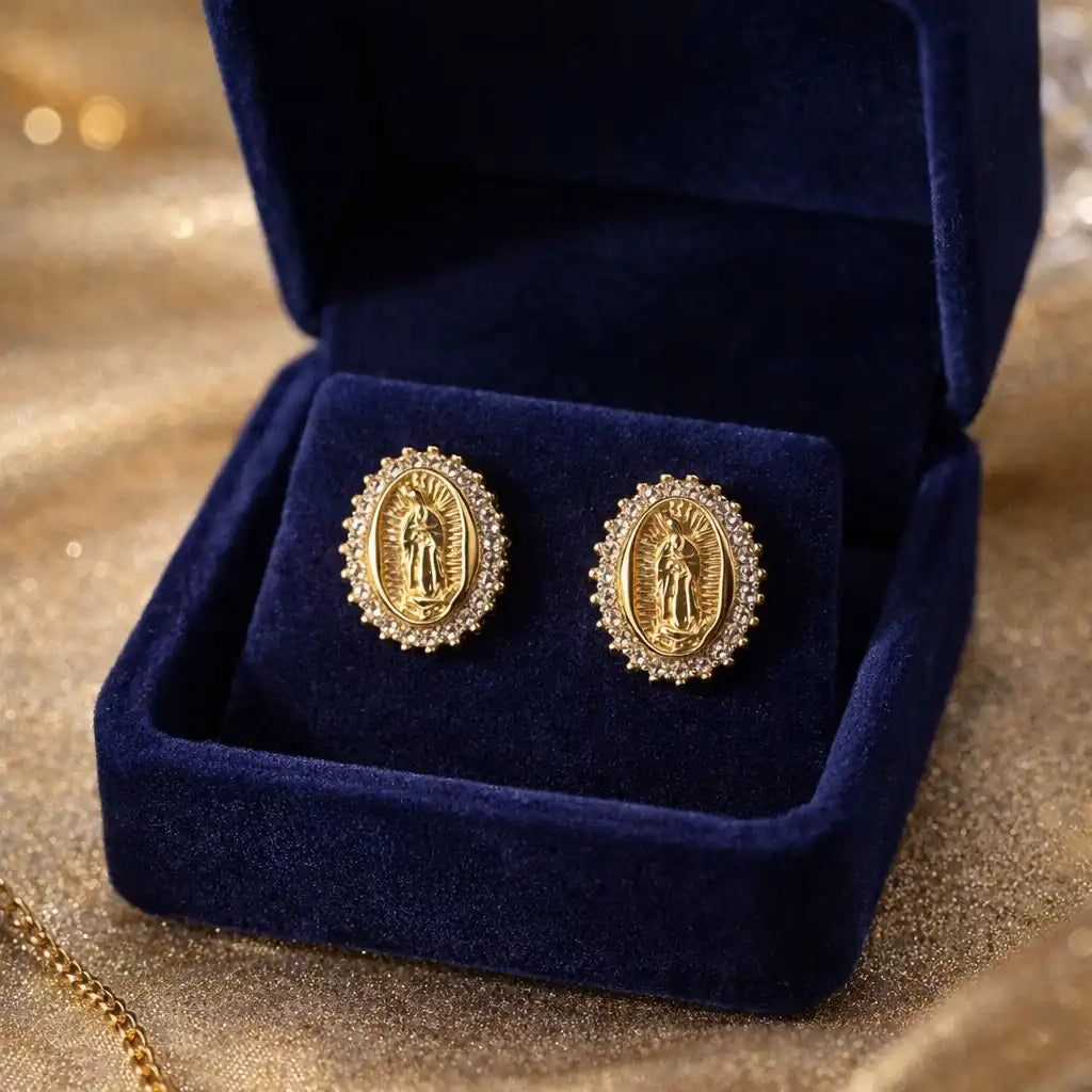 Aretes Virgen Guadalupe