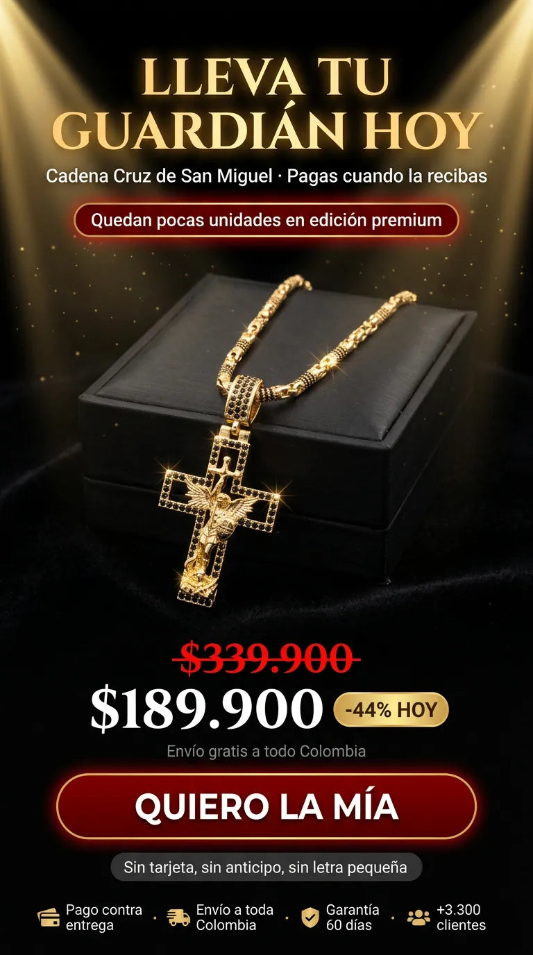 Oferta de la Cadena Cruz de San Miguel con envío gratis en Colombia