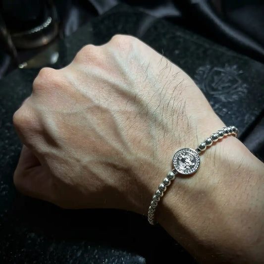 PULSERA MEDALLA SAN BENITO